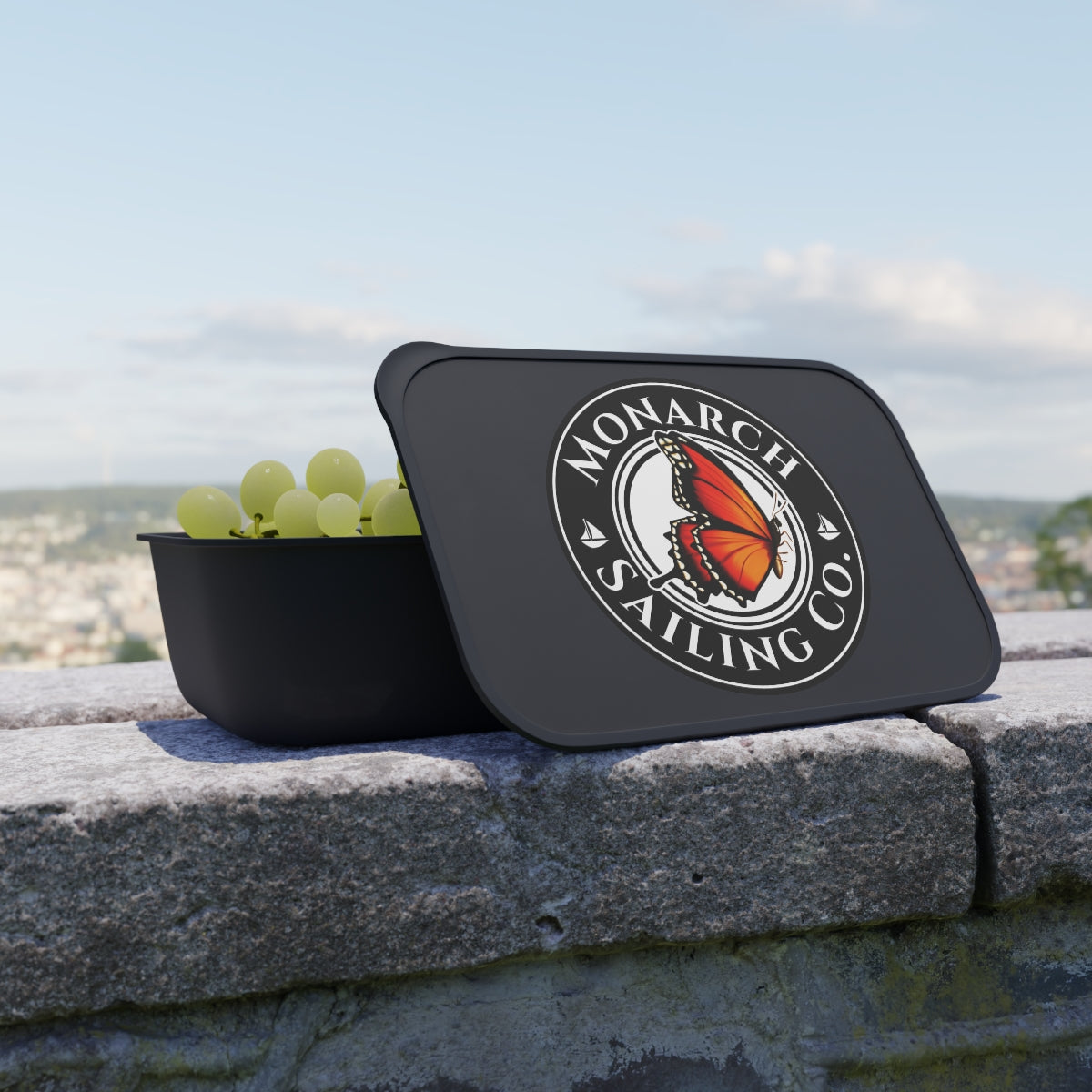 Monarch Bento Box with Band and Utensils