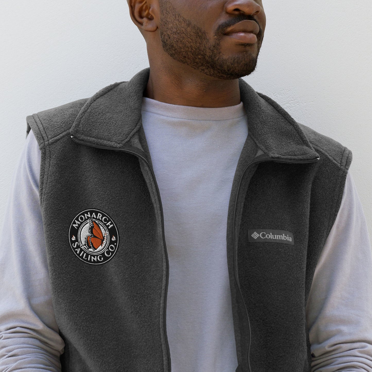 Men’s Columbia fleece vest