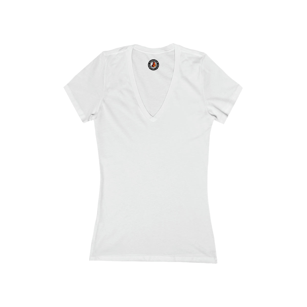 Women's Jersey Short Sleeve Deep V-Neck Tee